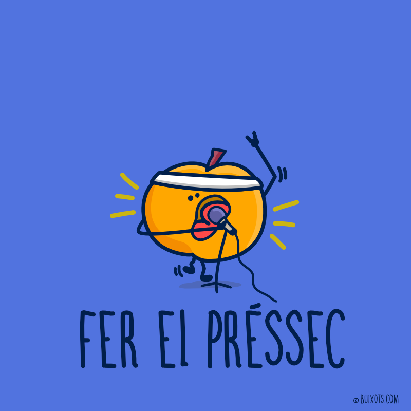 fer el préssec Frases fetes il·lustrades