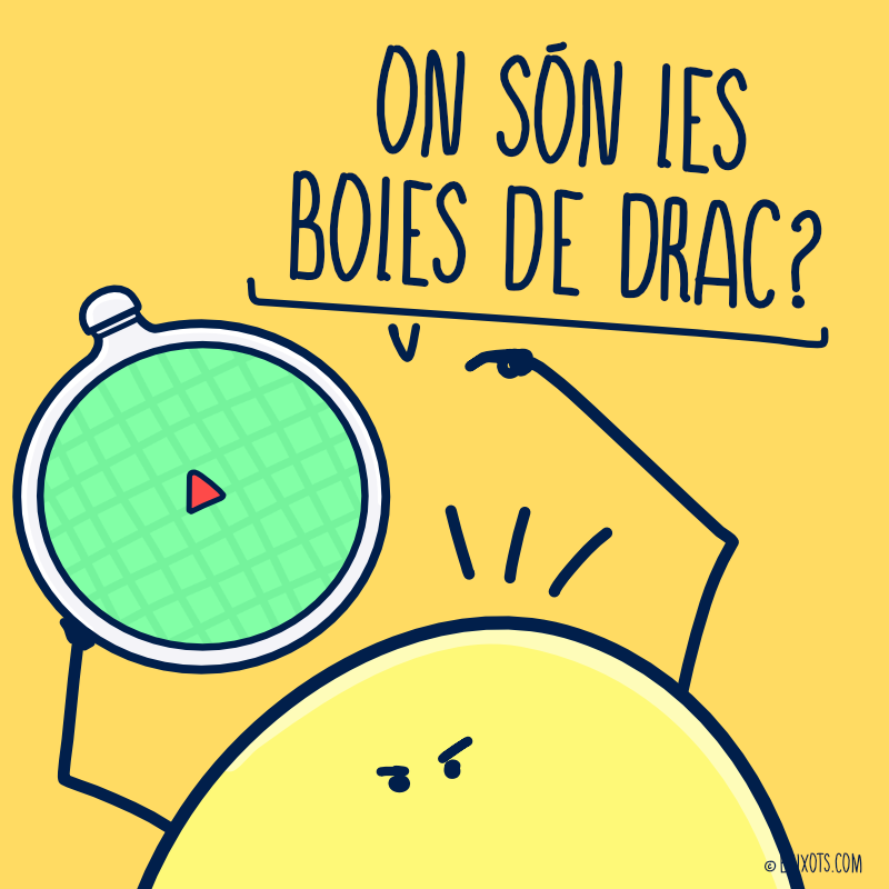 on són les Boles de Drac? acudit il·lustrat