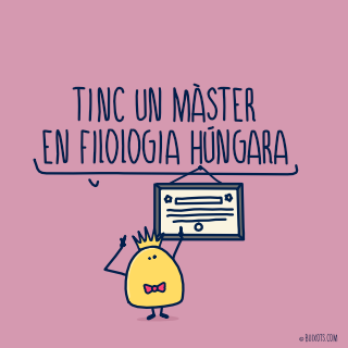 Tinc un Màster en Filologia Húngara